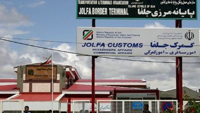صادرات از گمرک جلفا ۱۳۸ درصد افزایش یافت