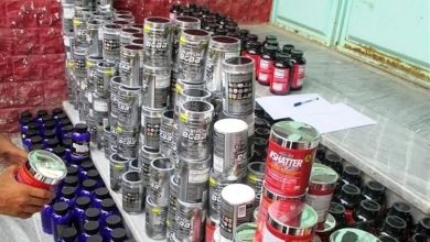 قاچاقچی مکملهای ورزشی غیر بهداشتی در دماوند دستگیر شد