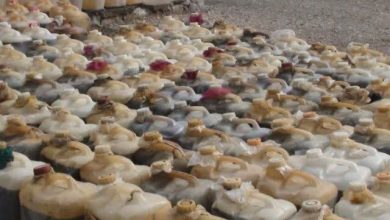 ۱۸۰۰ لیتر سوخت قاچاق در پلدختر کشف شد