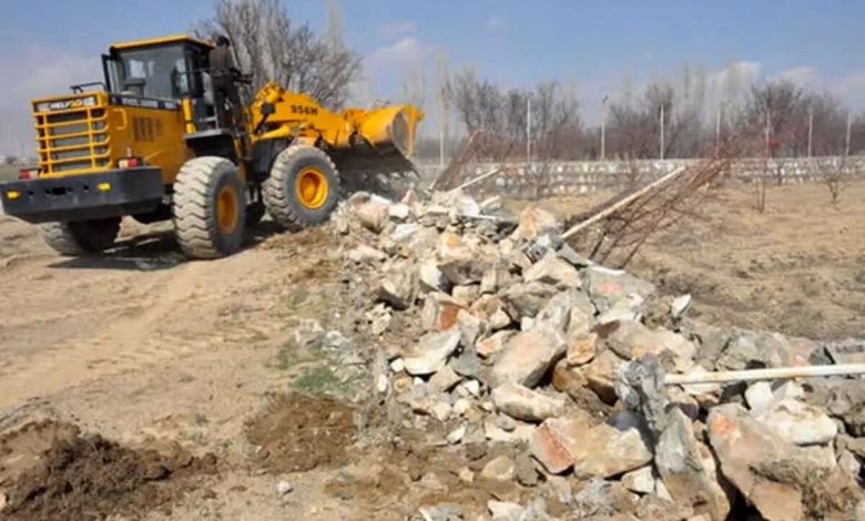 زمین خواری در کرمانشاه